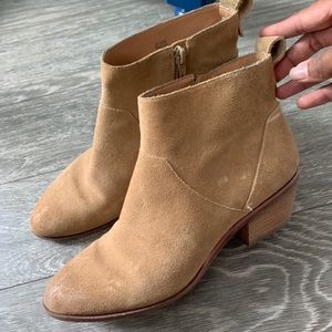 Sole Society Camel Booties